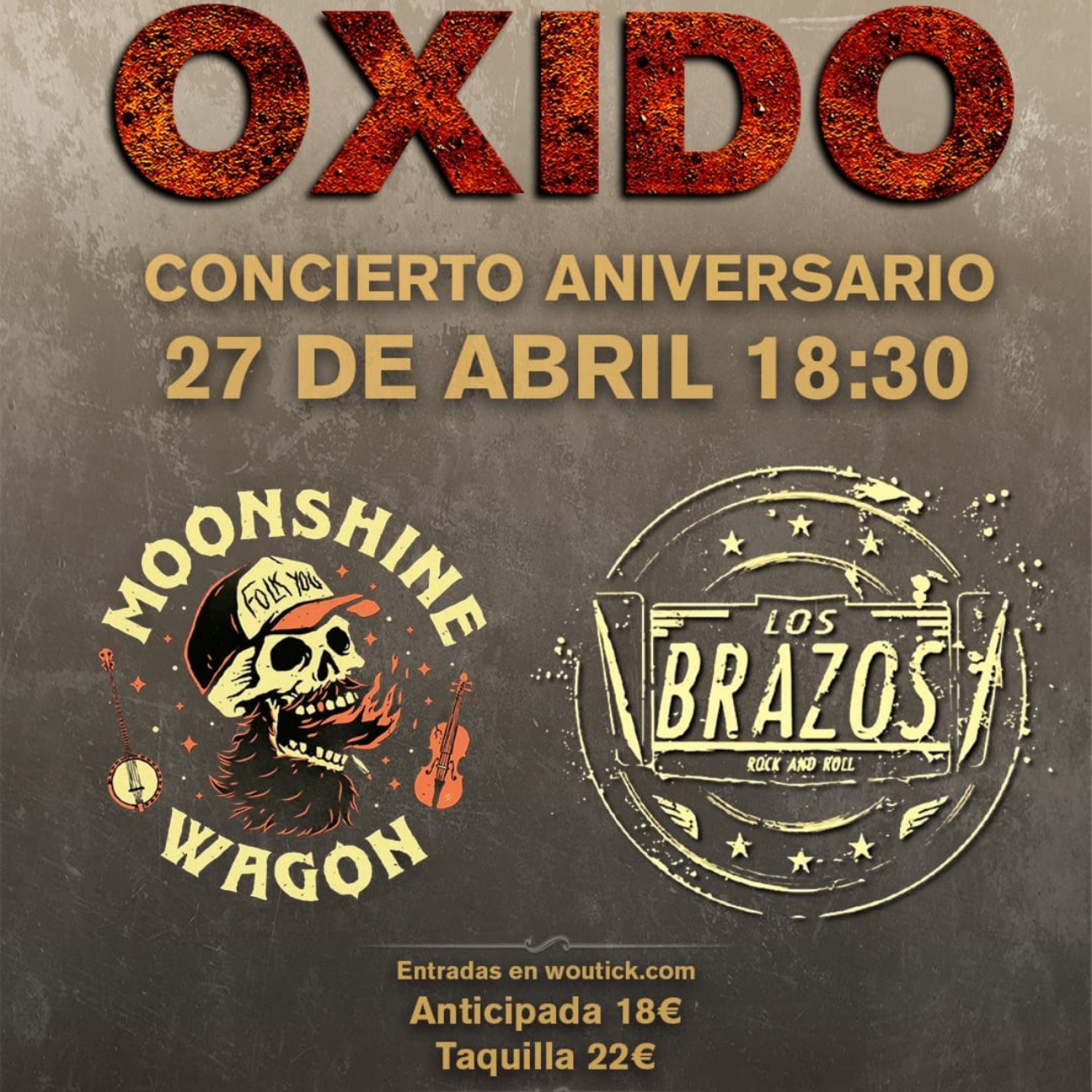 LOS BRAZOS + MOONSHINE WAGON - LE COUP - VITORIA