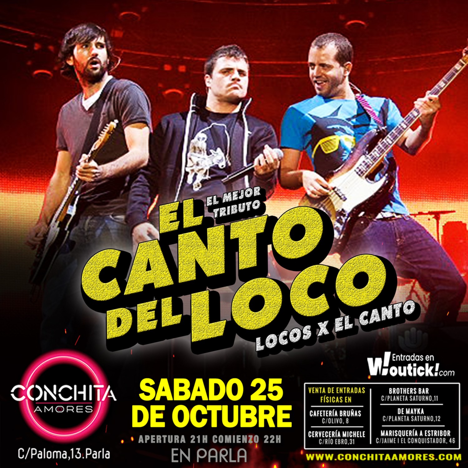 Tributo el canto del loco en parla