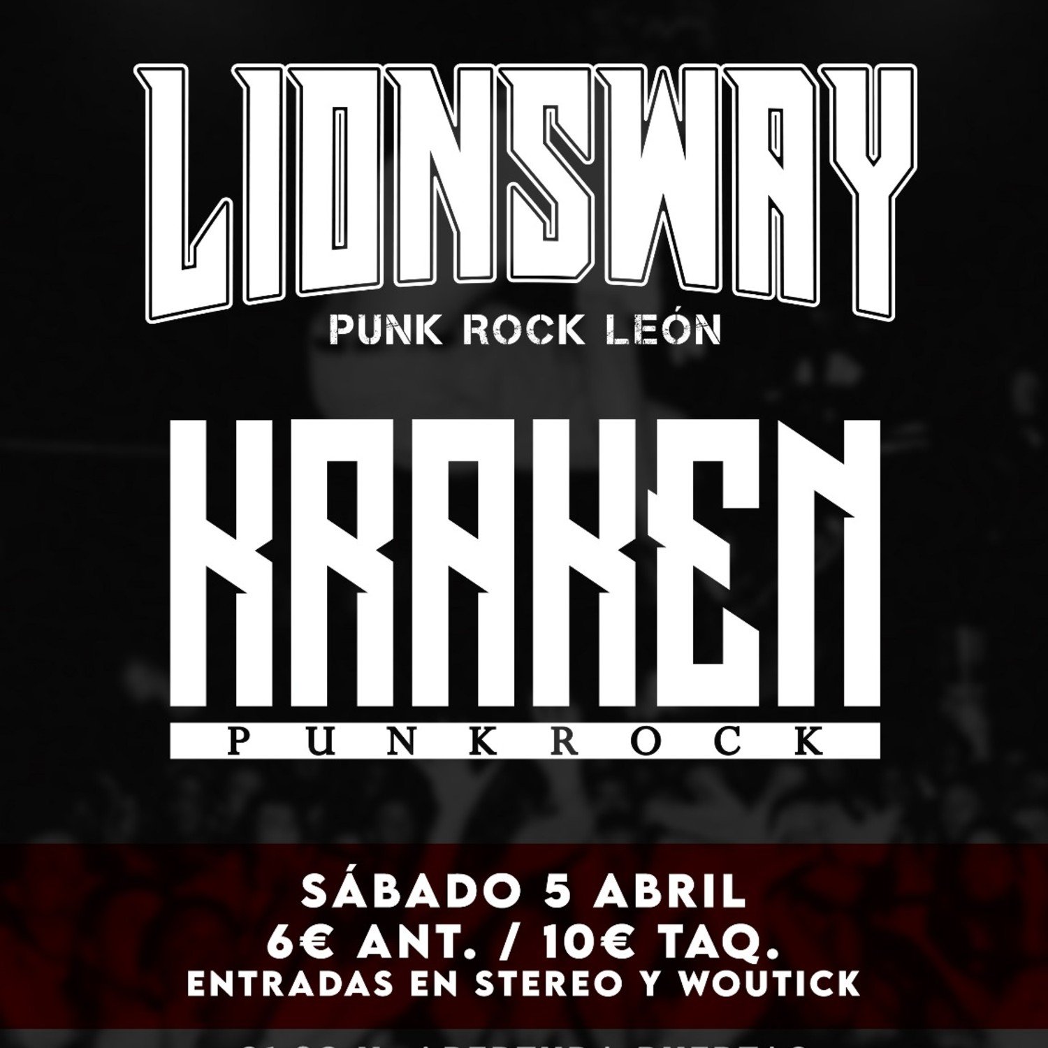 LIONS WAY Y KRAKEN en el STEREO de Logroño