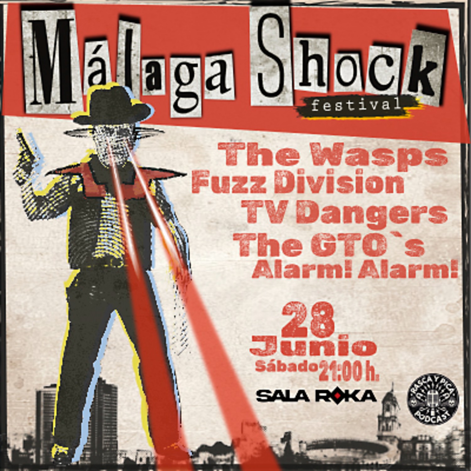 MÁLAGA SHOCK - THE WASPS (UK) EN DIRECTO