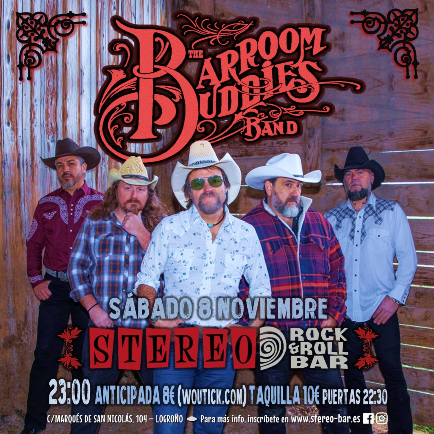 The Barroom Buddies Band en Logroño ( Stereo)