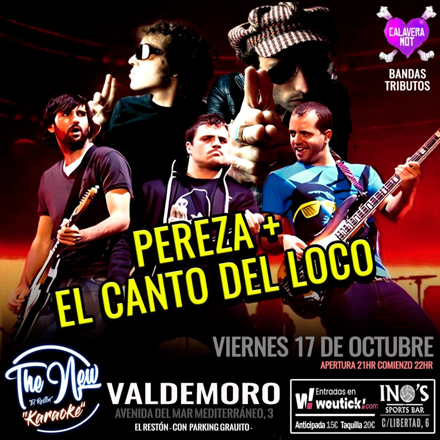 Tributo PEREZA + EL CANTO DEL LOCO - VALDEMORO