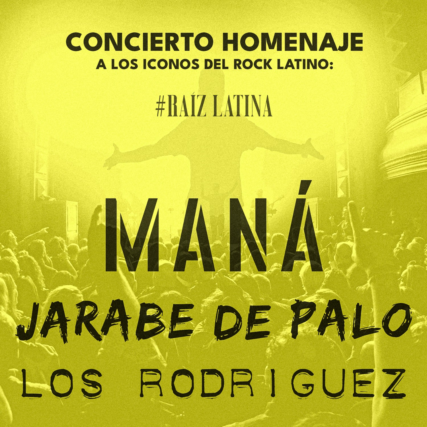 CONCIERTO HOMENAJE (MANA, JARABE DE PALO, LOS RODRIGUEZ)