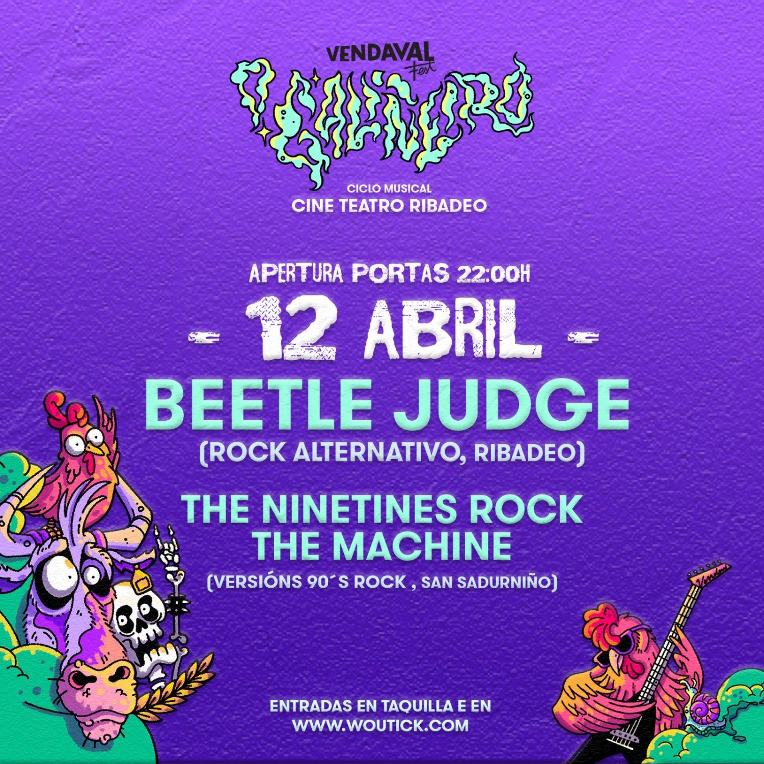 Beetle Judge + The Nineties Rock The Machine