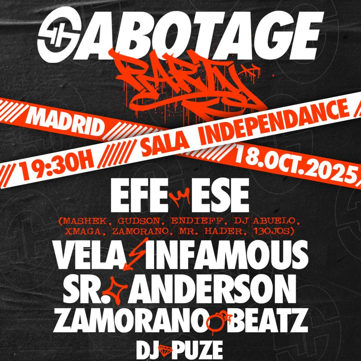 Sabotage Party en Madrid