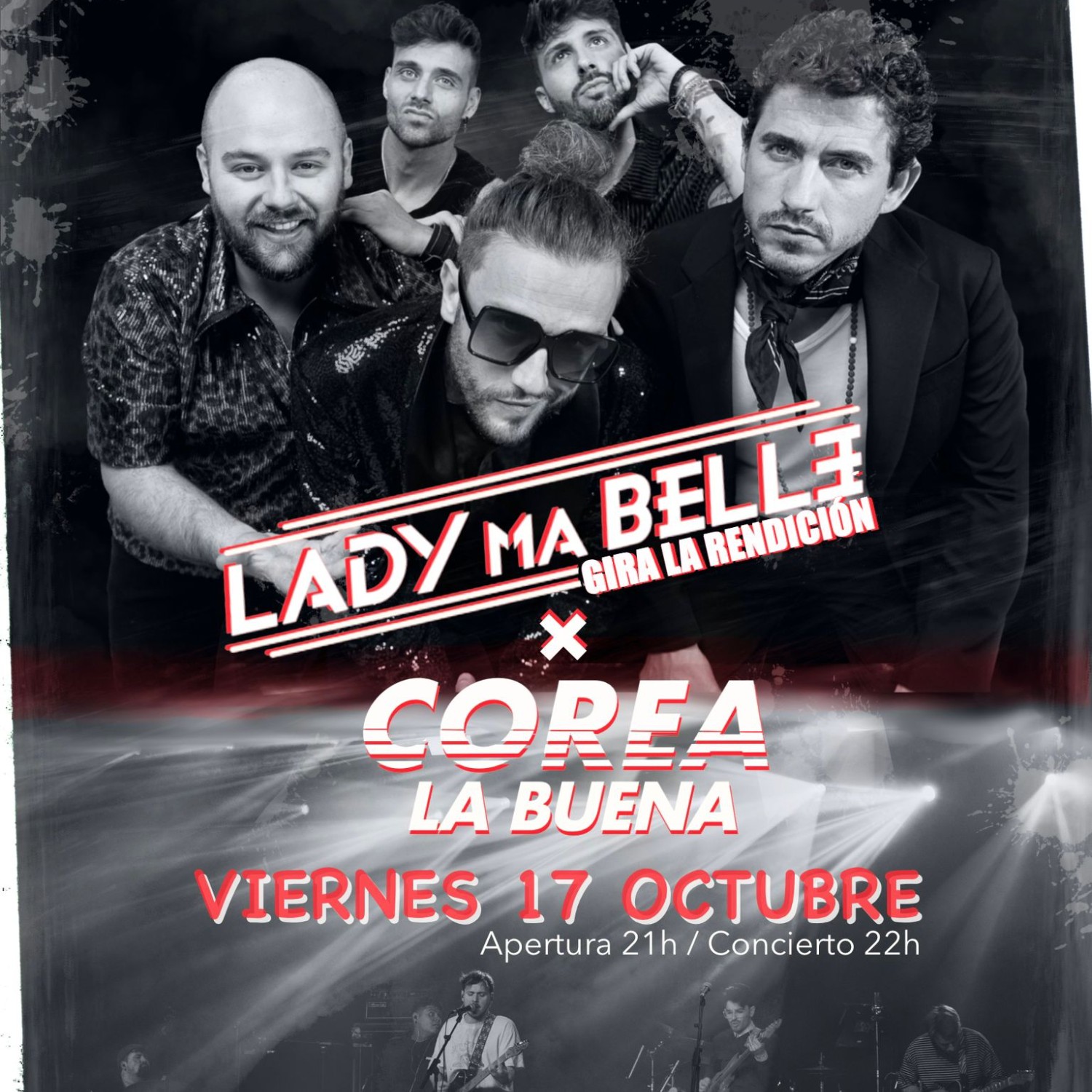 LADY MA BELLE en concierto en Valencia