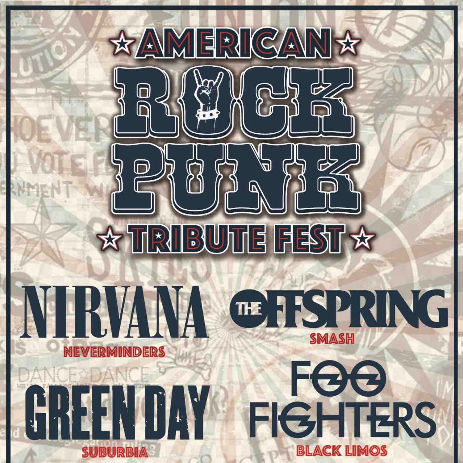Festival de Tributos AMERICAN ROCK PUNK (Barcelona)