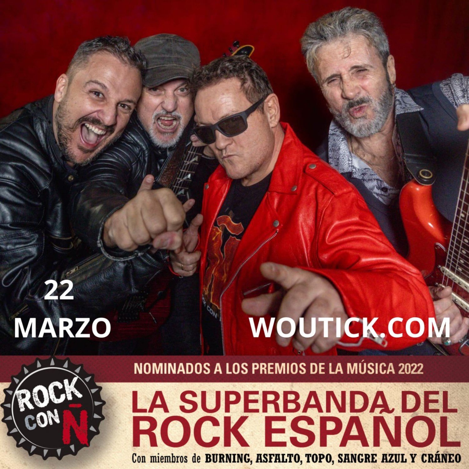 "Rock con Ñ" en Sala M100 de Córdoba