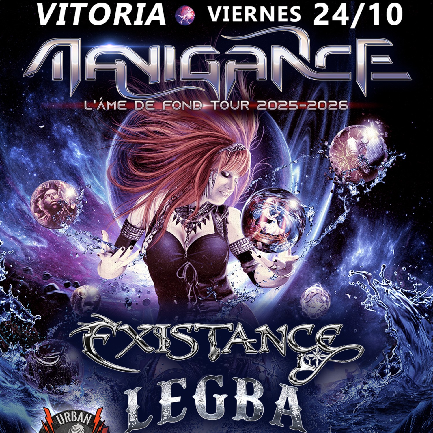 MANIGANCE + EXISTANCE + LEGBA en Vitoria