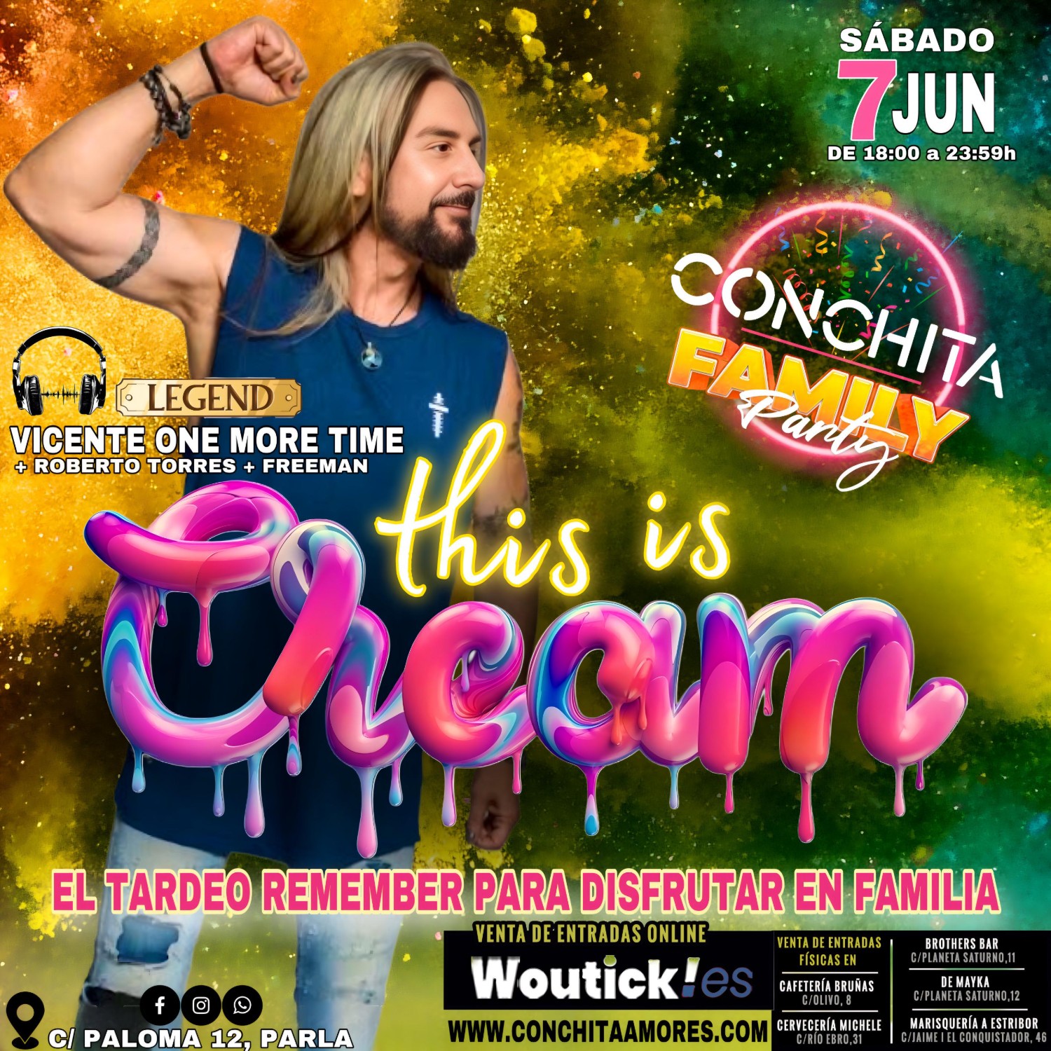 "This is Cream" con VICENTE ONE MORE TIME en Parla