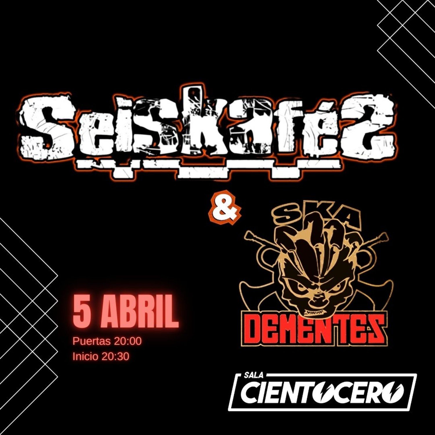 SEISKAFÉS & DEMENTES en Valladolid