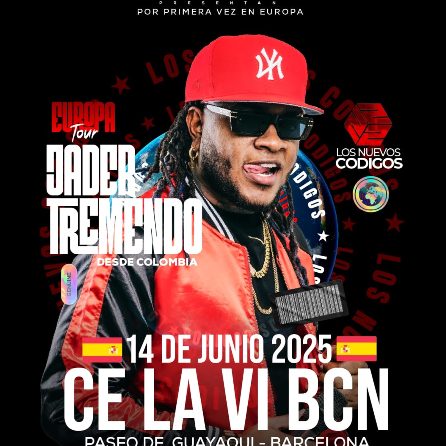 JADER TREMENDO en SALA CE LA VI  en Barcelona