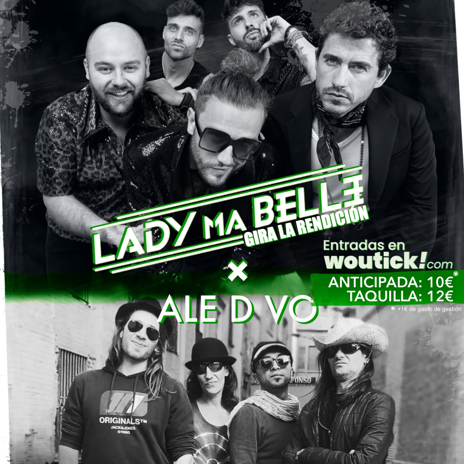 LADY MA BELLE en concierto en Zaragoza