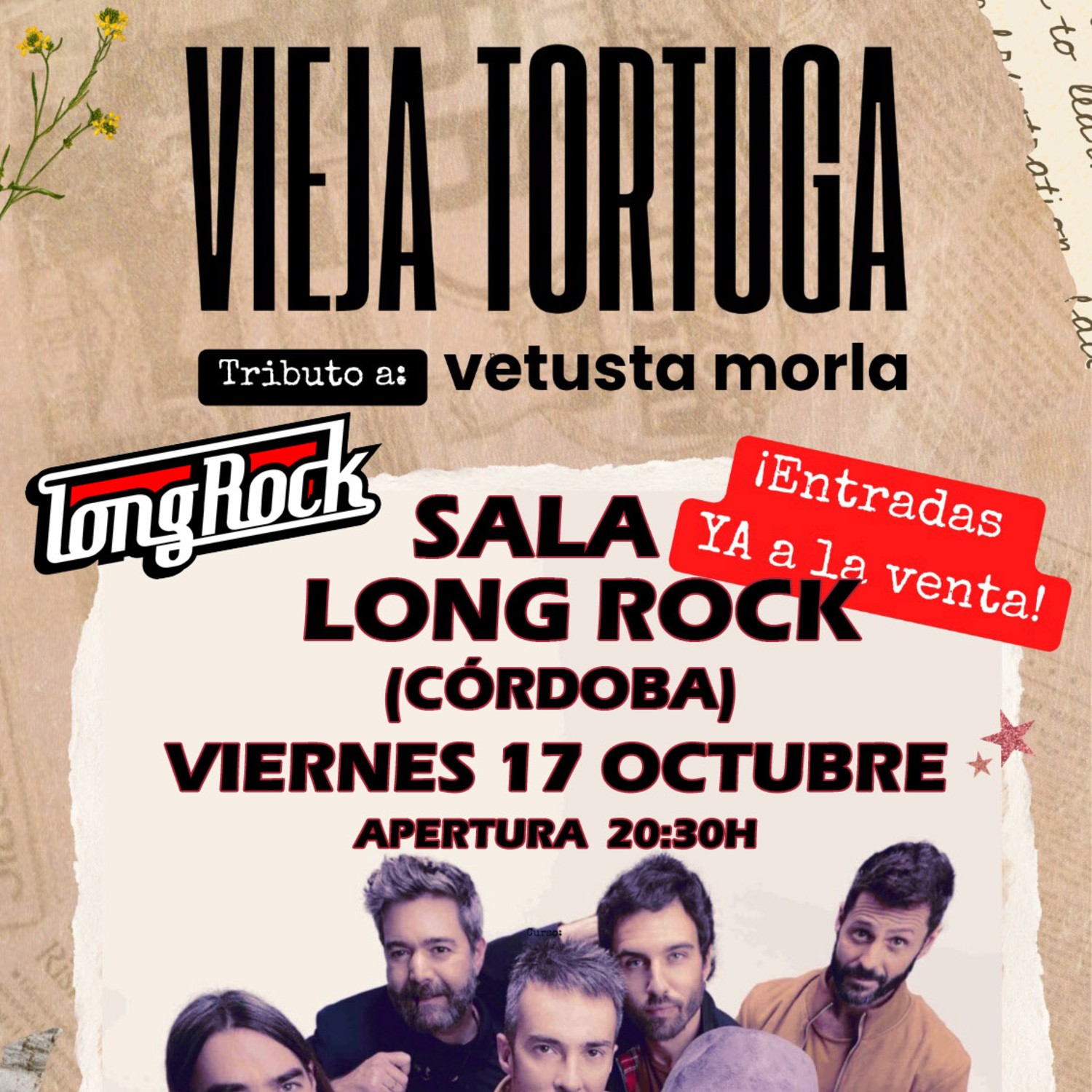 VIEJA TORTUGA - TRIBUTO A VETUSTA MORLA - EN CORDOBA