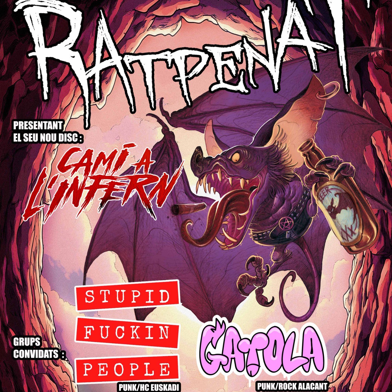 RATPENAT + SFP + GAYOLA a la Sala Wolf (Barcelona)