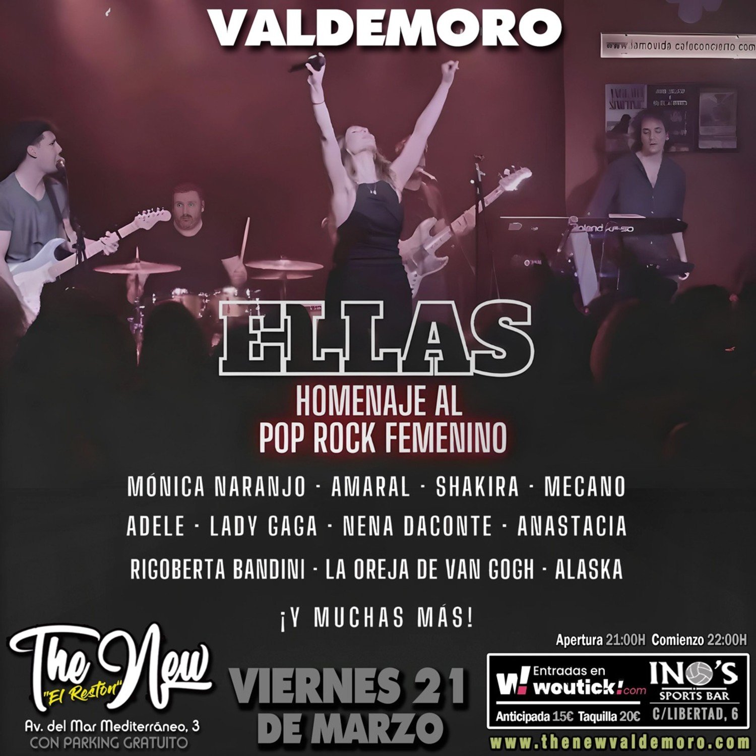 ELLAS Homenaje al Pop Rock Femenino