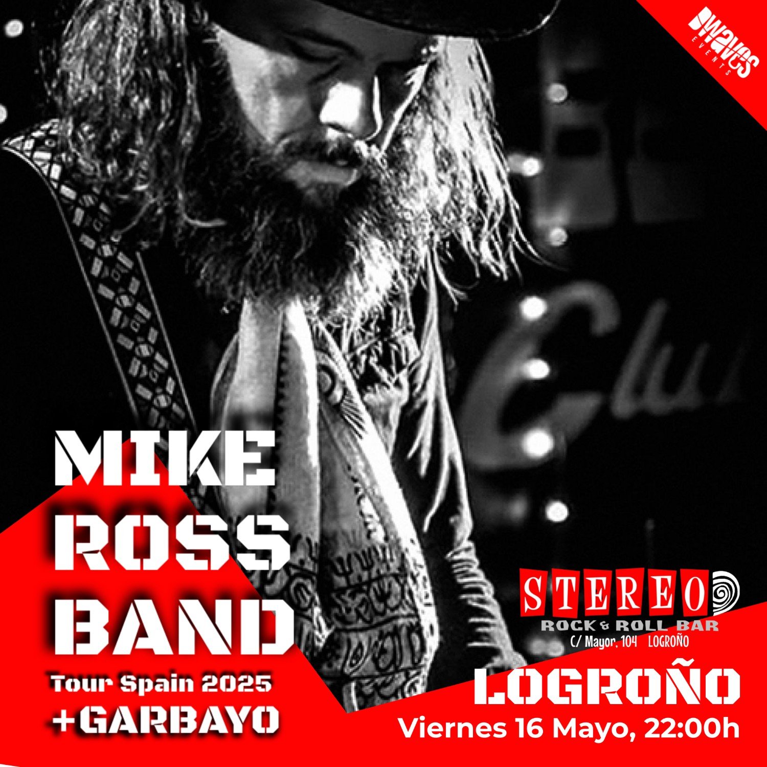 MIKE ROSS BAND + GARBAYO en Logroño