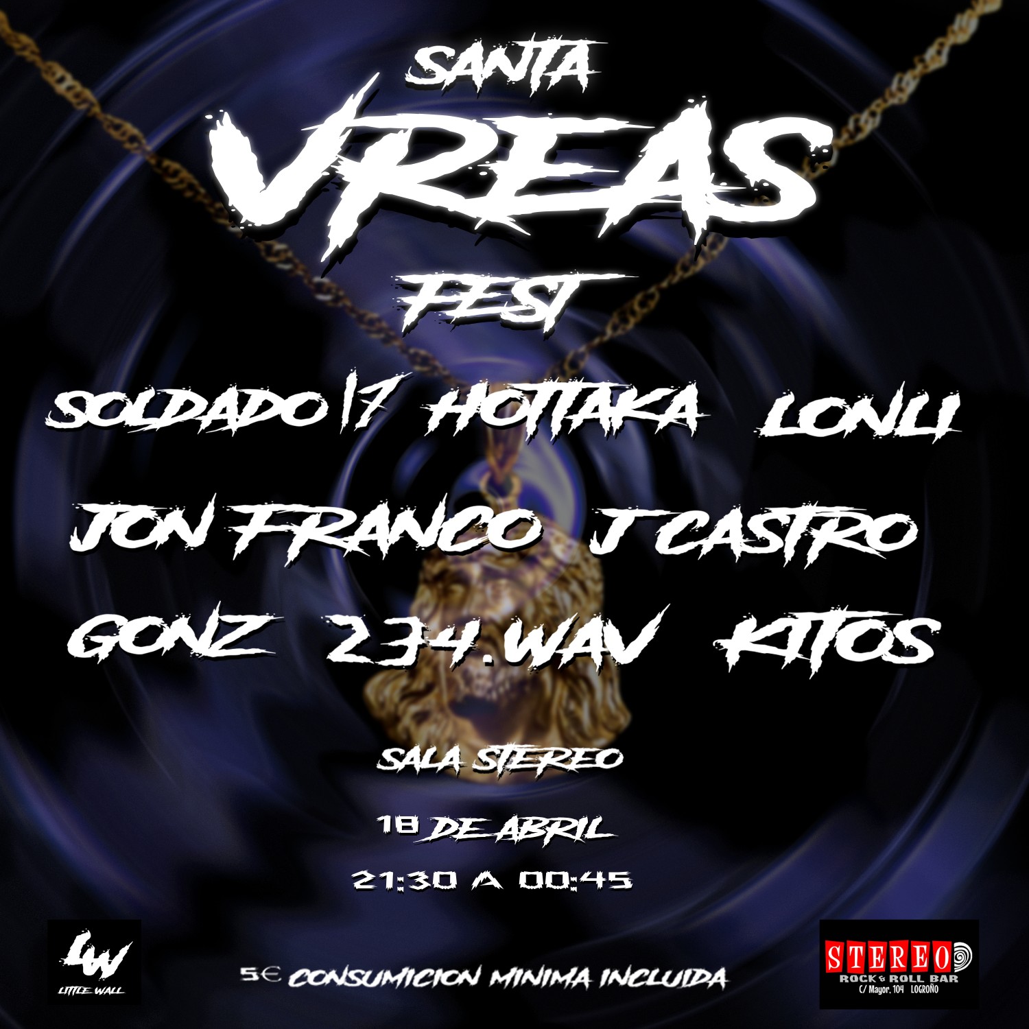 SANTA VREAS FEST en el STEREO de Logroño