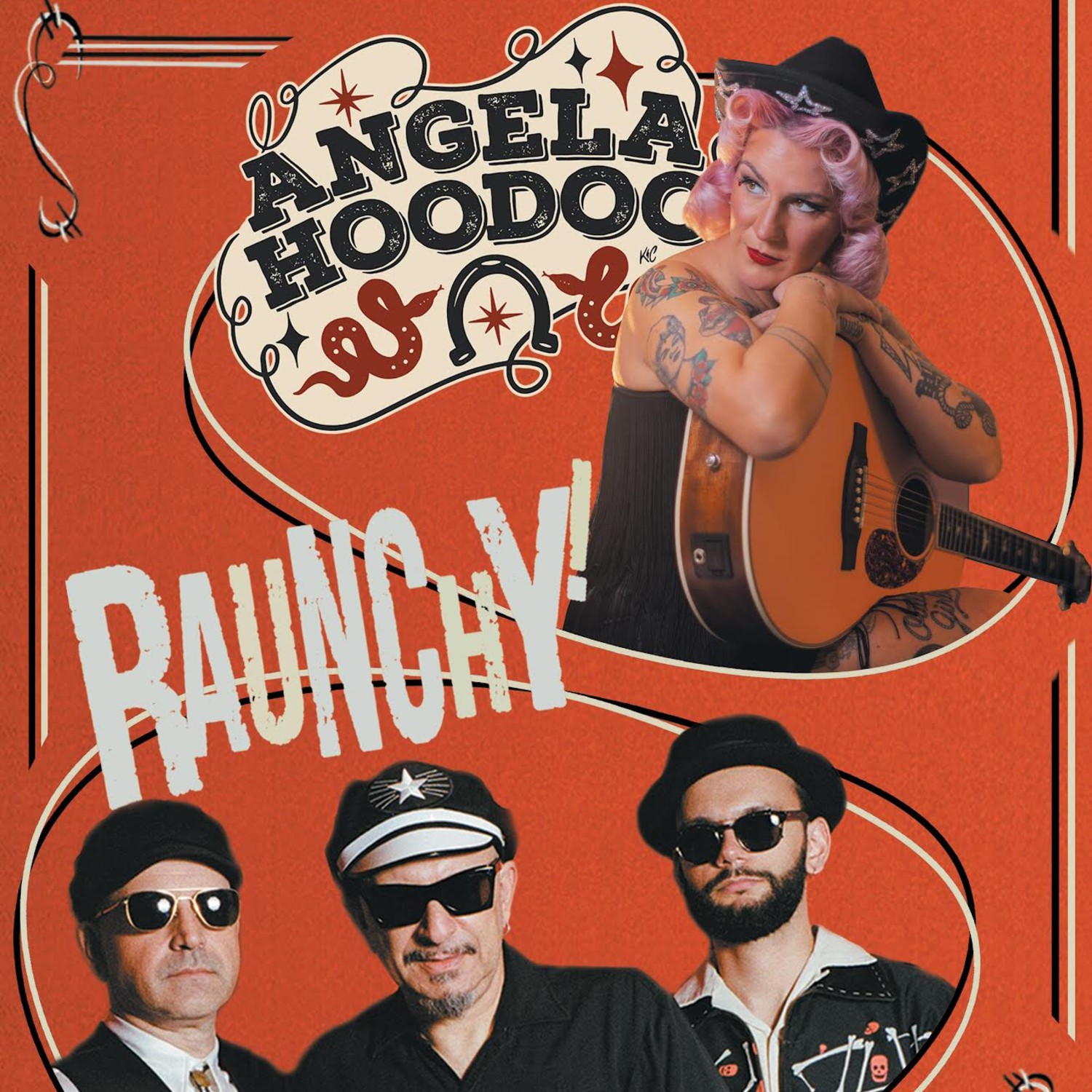 ANGELA HOODOO + RAUNCHY en el STEREO de LOGROÑO