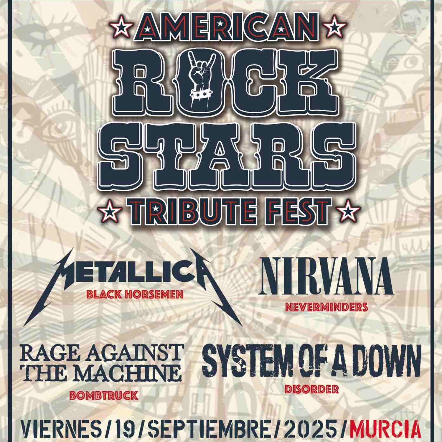 Festival de Tributos AMERICAN ROCK STARS (Murcia)