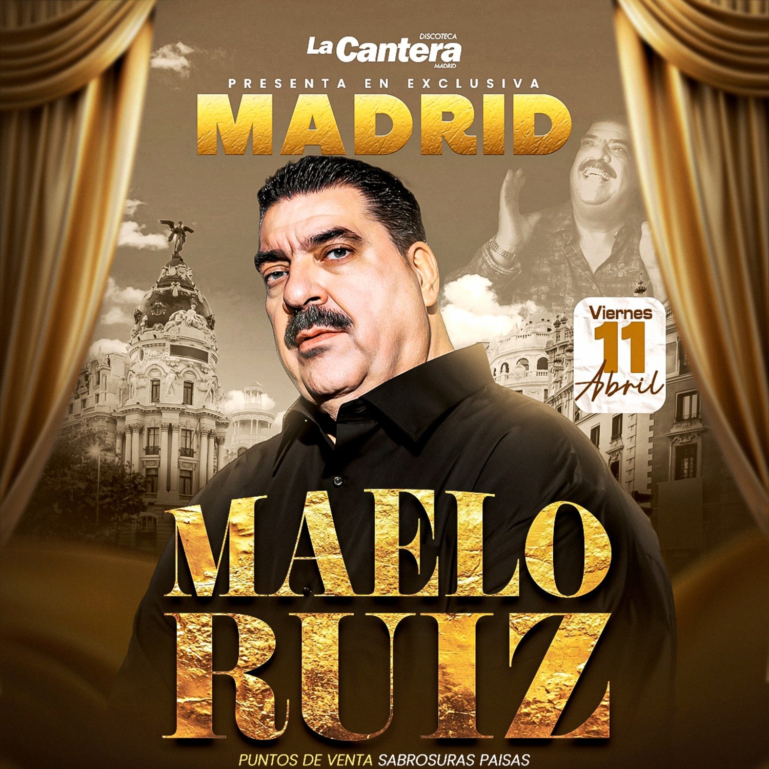 MAELO RUIZ y su orquesta en La Cantera Madrid