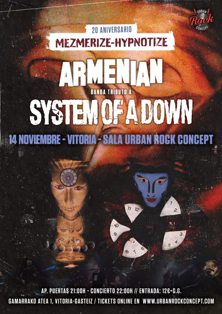 ARMENIAN (TRIBUTO A SYSTEM OF A DOWN) en Vitoria