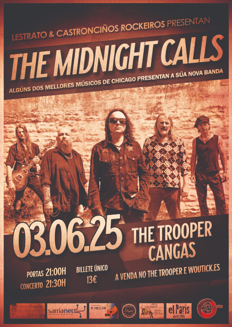 ★THE MIDNIGHT CALLS en The Trooper (Cangas) ★