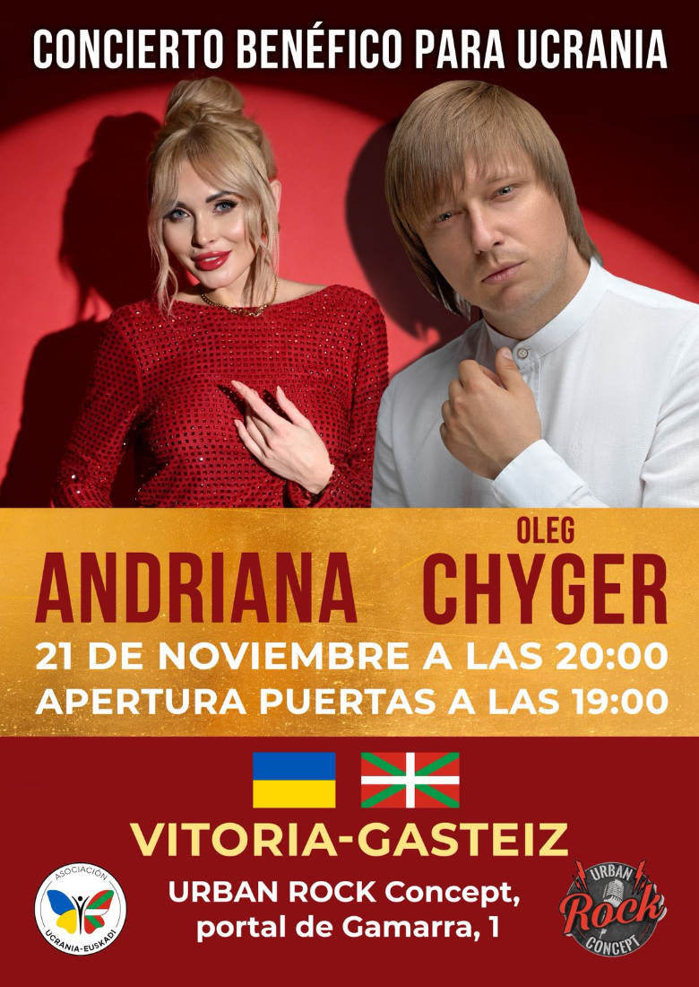 ADRIANA & OLEG CHYGER (CONCIERTO BENÉFICO UCRANIA)