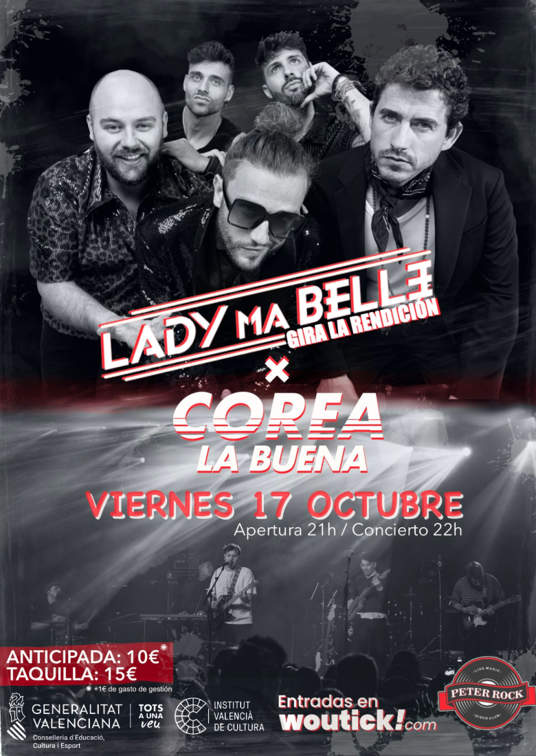 LADY MA BELLE en concierto en Valencia
