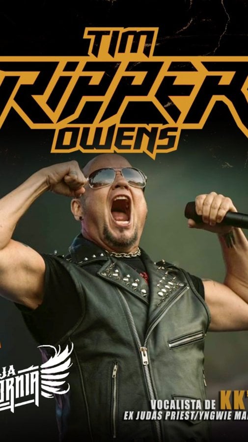 TIM RIPPER OWENS + BAJA CALIFORNIA en Vitoria