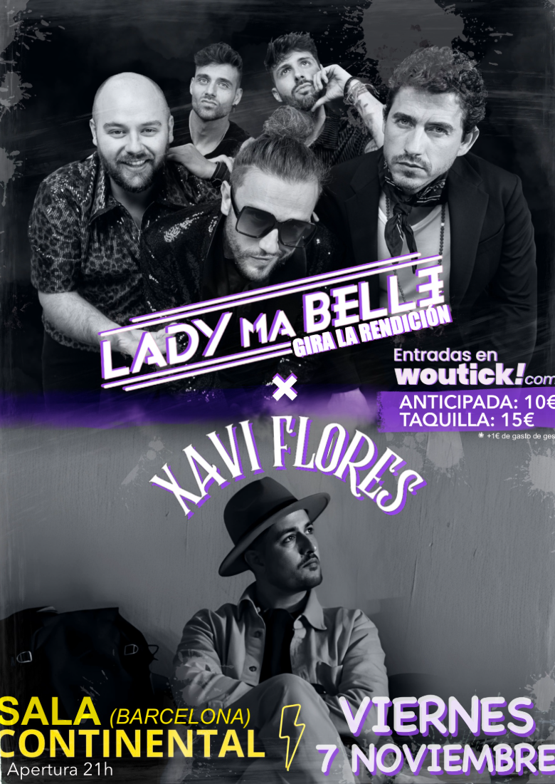 LADY MA BELLE en concierto en Barcelona