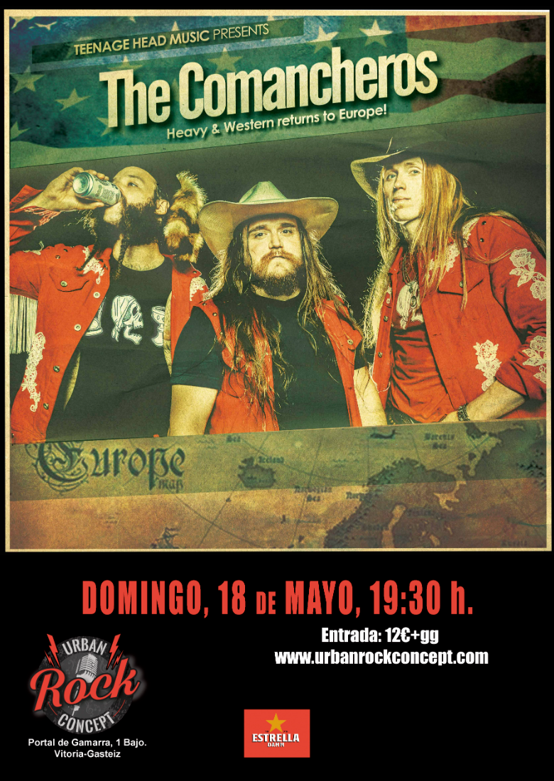 THE COMANCHEROS en Vitoria