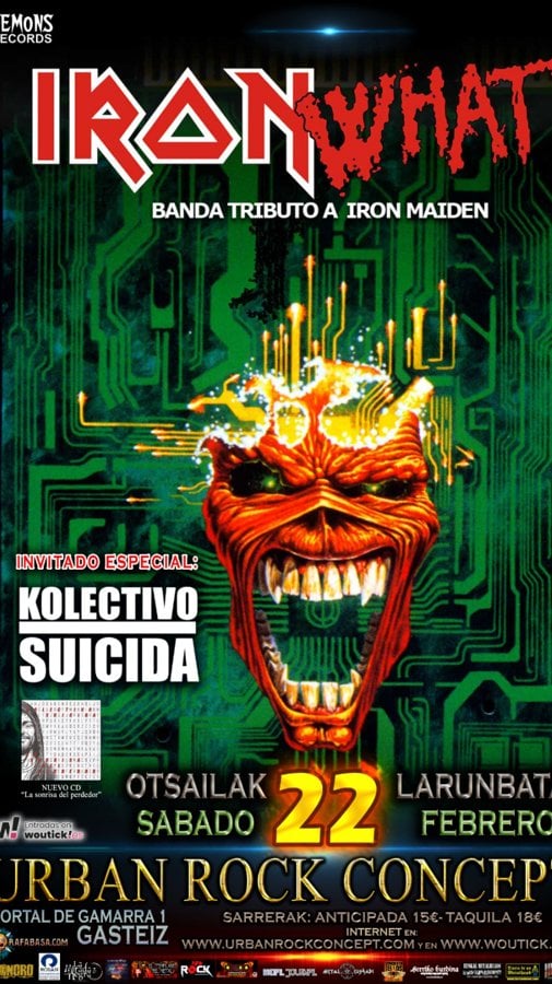 IRON WHAT? + KOLECTIVO SUICIDA en Vitoria