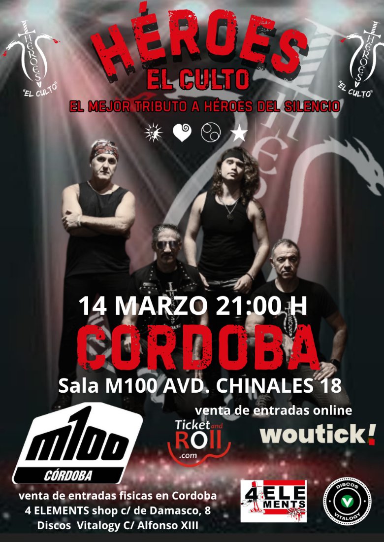 HÉROES, EL CULTO. - El mejor tributo a Héroes del Silencio -en Córdoba