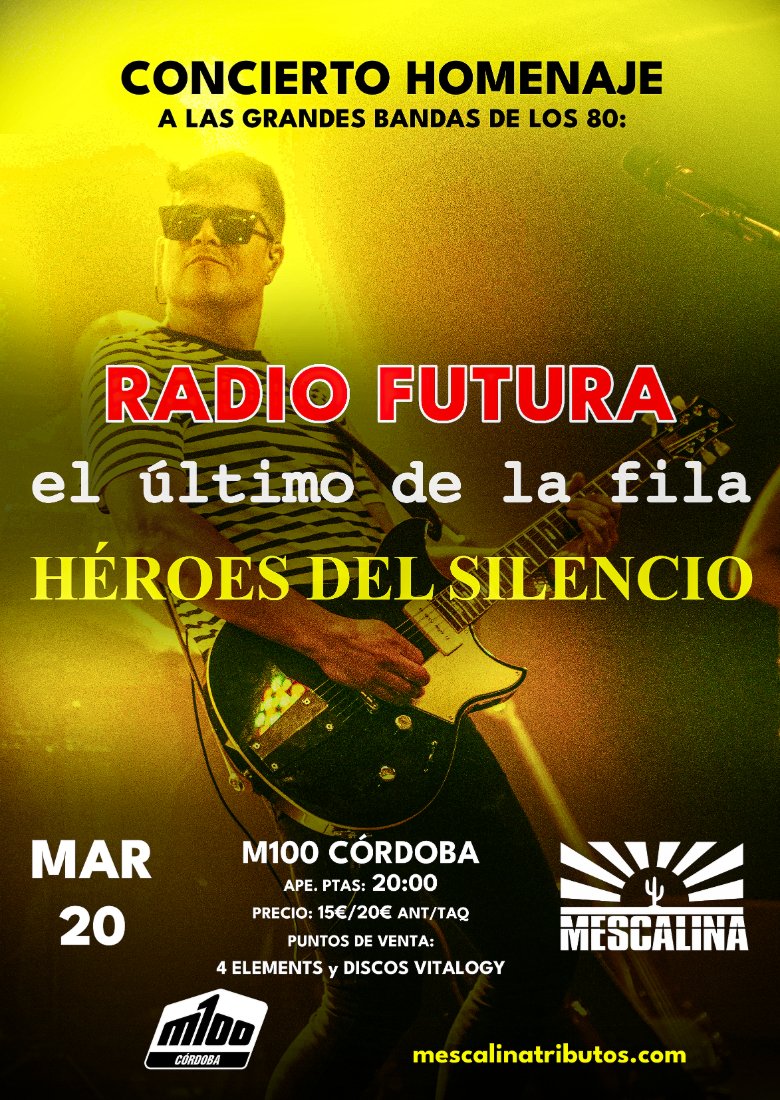 MESCALINA: HOMENAJE A LAS GRANDES BANDAS DE LOS 80