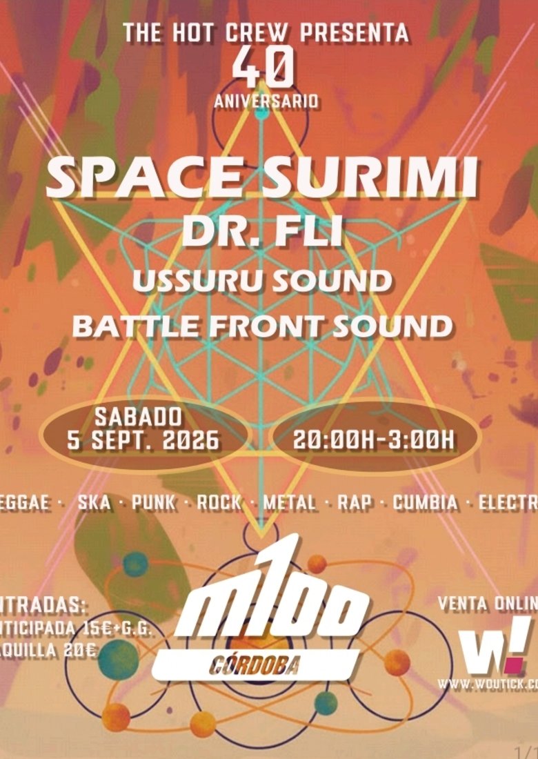 THE HOT CREW PRESENTA 40 Aniversario en Córdoba THE HOT CREW PRESENTA 40 Aniversario en Córdoba