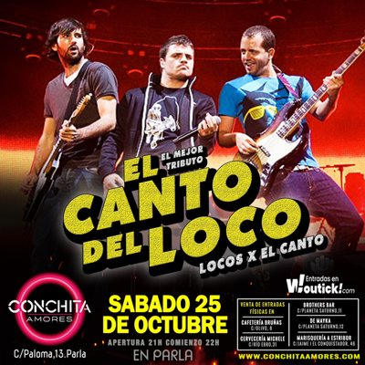 Tributo el canto del loco en parla