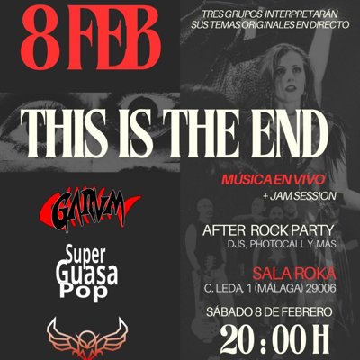 This is the end en Malaga