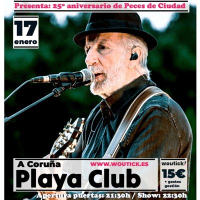 Pancho Varona, 25 Aniversario Peces de Ciudad