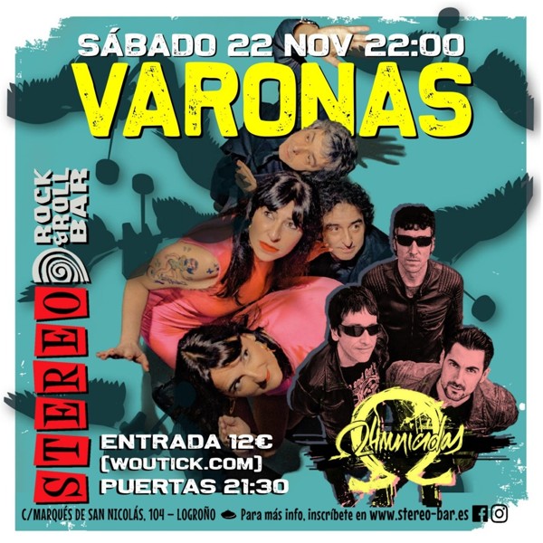 VARONAS + OHMNICIDAS en el STEREO de Logroño