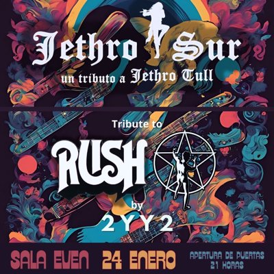 TRIBUTO JETHRO TULL + RUSH en Sevilla