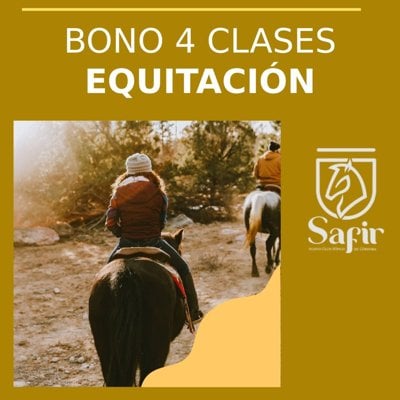 Bono 4 clases de equitación en Córdoba