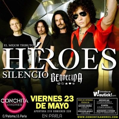 Tributo Heroes del Silencio en Parla