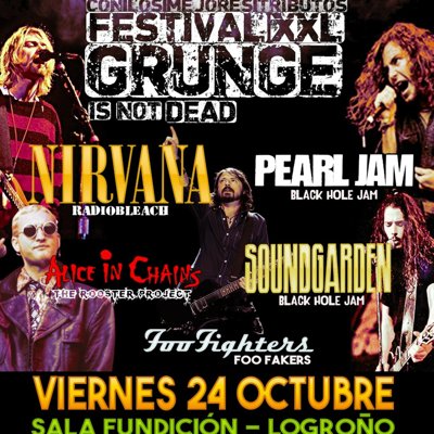 TRIBUTOS A NIRVANA+PEARL JAM+SOUNDGARDEN+ALICE IN CHAINS