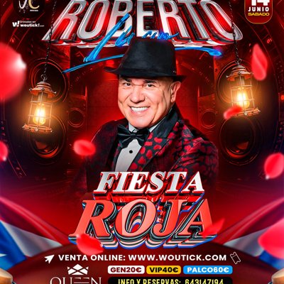 Fiesta roja Roberto Lugo en Queen