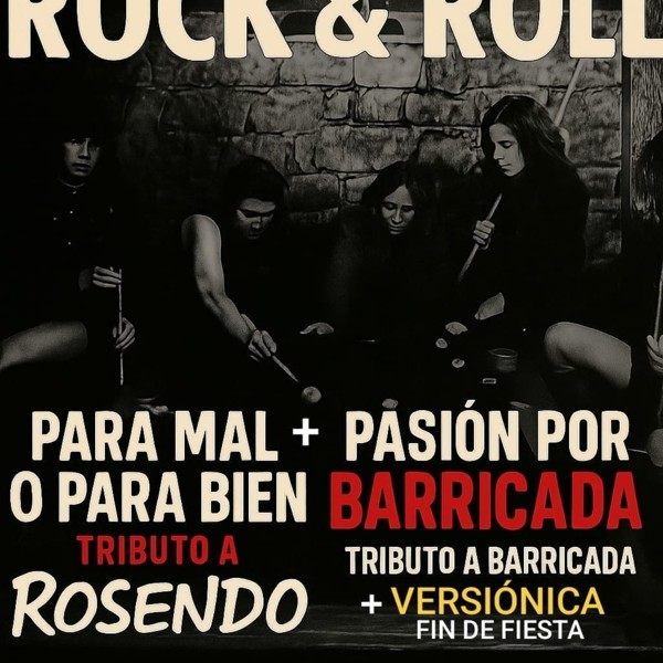 TRIBUTOS A ROSENDO + BARRICADA + VERSIÓNICA - FUNDICIÓN - LOGROÑO