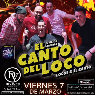 Tributo El canto del loco en Pinto