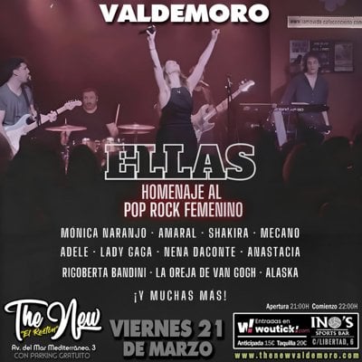 ELLAS Homenaje al Pop Rock Femenino