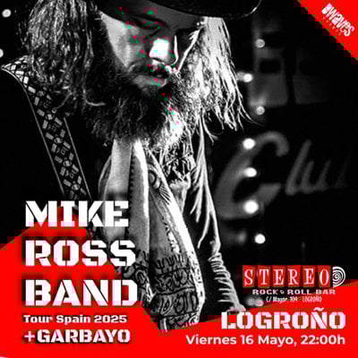 MIKE ROSS BAND + GARBAYO en Logroño