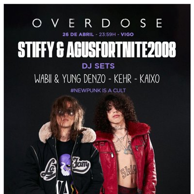 OVERDOSE CLUB SWAGGERBOYZ 26 DE ABRIL VIGO MONDO OVERDOSE CLUB SWAGGERBOYZ 26 DE ABRIL VIGO MONDO